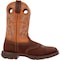 Durango Western Boot, 9 D, Leather, 11 in H, Brown/Tan DB4442 - alternate 3
